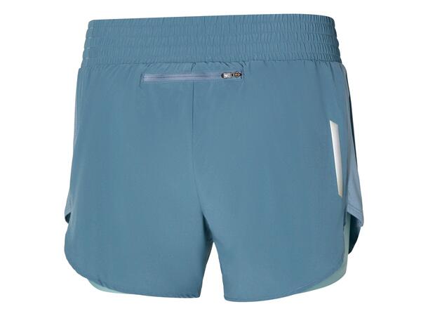 2in1 4.5 Short W Isblå XL Løpeshorts med innertights 