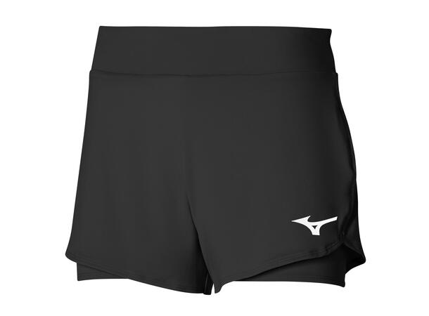 Flex Short W Sort XL Shorts til tennis, dame 