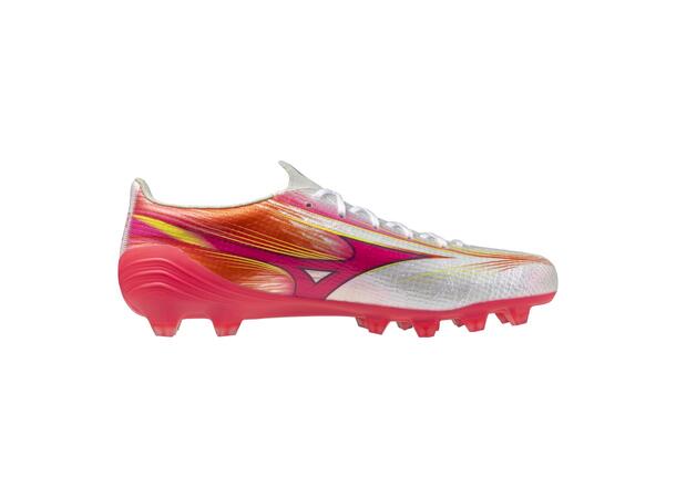 Mizuno Alpha III Elite Hvit/Rosa 8,5 Fodboldstøvle til naturgræs 