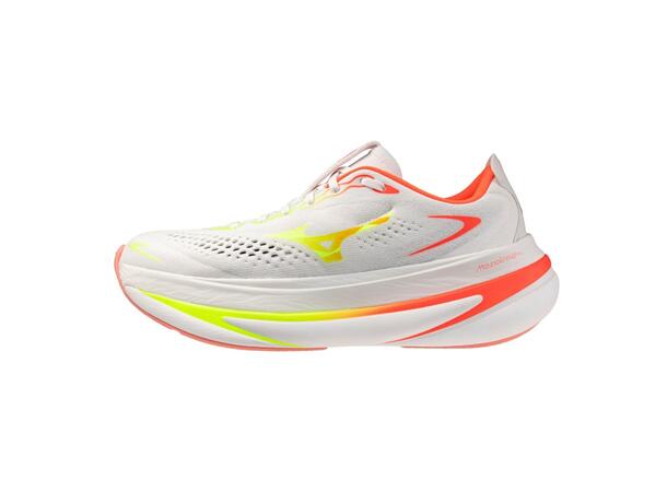 Mizuno Sky Prime W Hvit/Gul 6 Nyhed med maksimal støddæmpning og respo 