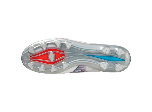 Mizuno a Elite Hvit/Rød 10 Maksimal fart på naturgræs 