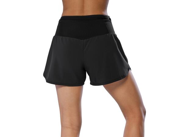 Multi Pocket Short W Sort M Løpeshorts med 360-graders mesh-lommer 
