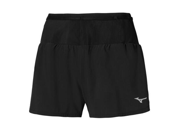 Multi Pocket Short W Sort M Løpeshorts med 360-graders mesh-lommer 