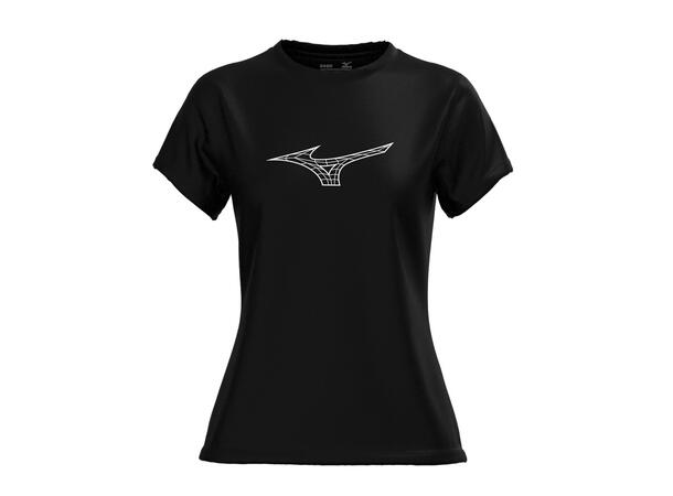 Athletics RB Tee W Sort M T-shirt til fritid, dame 