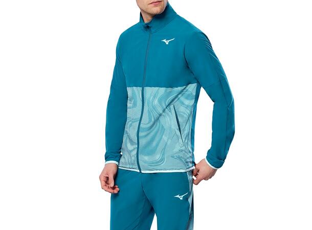 Charge Printed Jacket Lys blå M Jakke til tennis og padel 