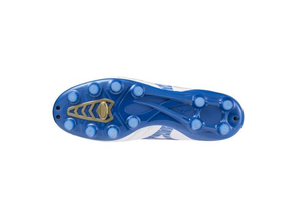 Morelia Neo IV Pro  Hvit/Blå 8,5 Fotballsko til naturgress 