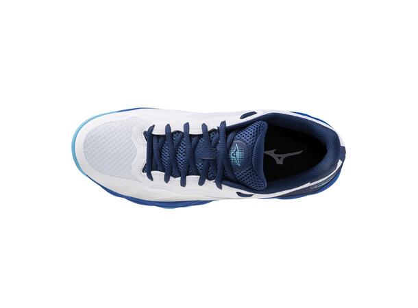 Wave Enforce Court CC Hvit/Blå 9,5 Sko til tennis og padel 