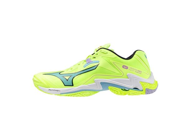 Wave Lightning Z8 Neongul/Sort 14 Lett og stabil innendørssko 