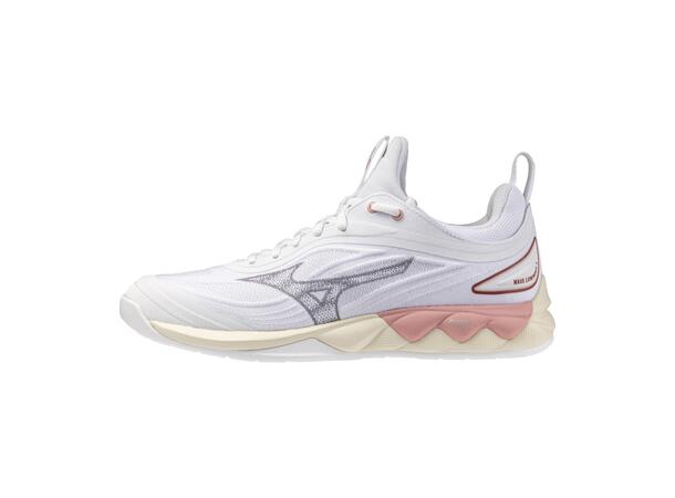 Wave Luminous 3 W Hvit/Rosa 5 Populær indendørssko, dame 