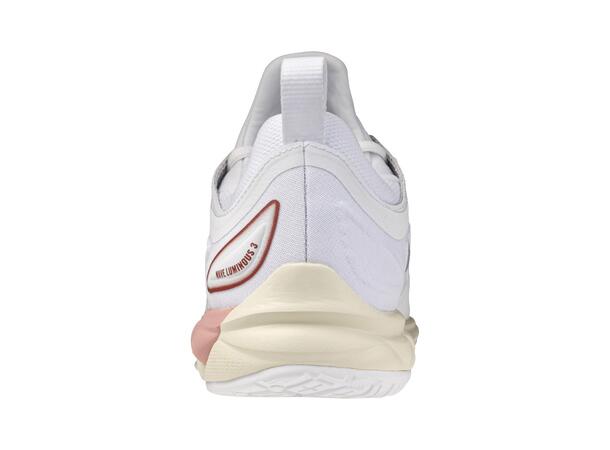 Wave Luminous 3 W Hvit/Rosa 5 Populær indendørssko, dame 