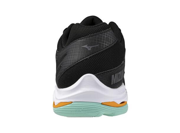 Wave Voltage 2  Sort/Orange 8,5 Sko til håndbold og volleyball 