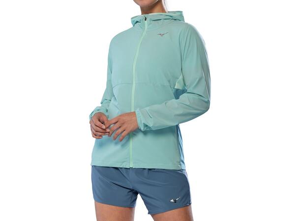 Alpha Jacket W Frostgrønn L Vind- og vannavvisende løpejakke 