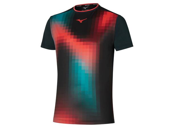 Frontier Shadow Graphic Tee Sort M T-skjorte til tennis, padel og trening 
