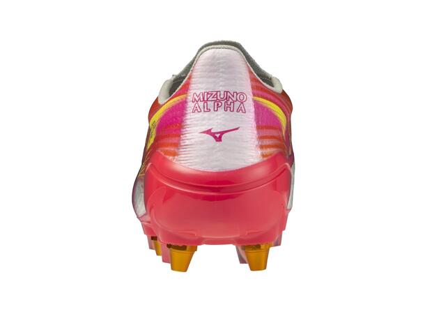 Mizuno Alpha III Elite MIX Hvit/Rosa 7,5 Fodboldstøvle, naturgræs 