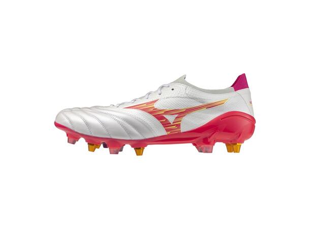 Morelia Neo IV ß Elite MIX Hvit/Rosa 8,5 Fodboldstøvle til naturgræs 
