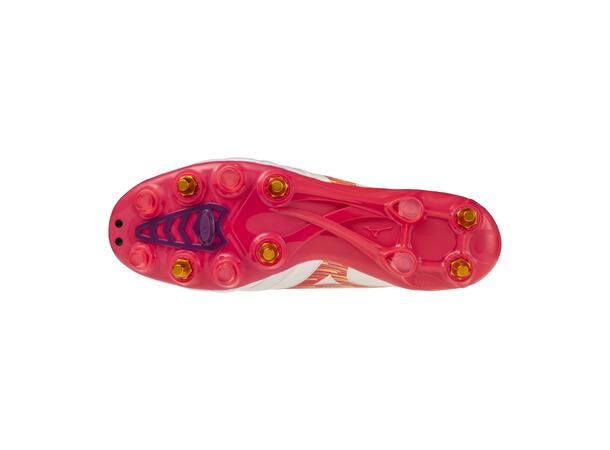 Morelia Neo IV ß Elite MIX Hvit/Rosa 8,5 Fodboldstøvle til naturgræs 