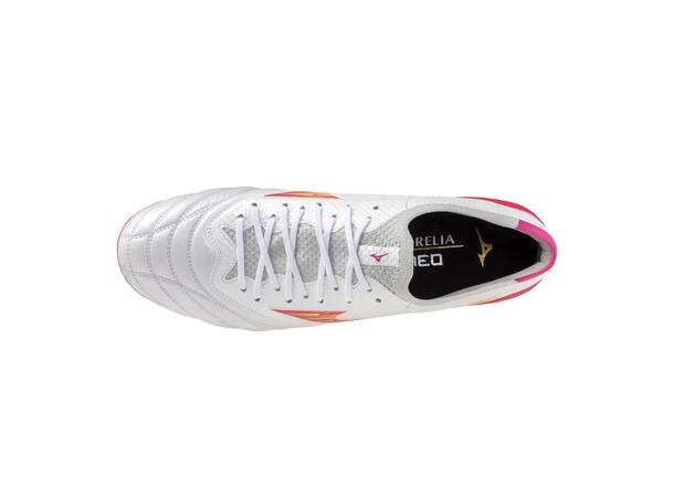 Morelia Neo IV ß Elite MIX Hvit/Rosa 8,5 Fodboldstøvle til naturgræs 