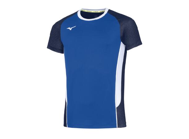Premium High-Kyu Tee Blå/Hvit XXL Volleyballtrøje, herre 