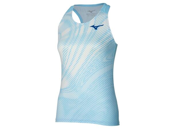 Charge Printed Tank W Lys blå L Singlet til træning 
