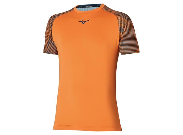 Charge Shadow Tee Oransje S T-shirt til tennis/padel 