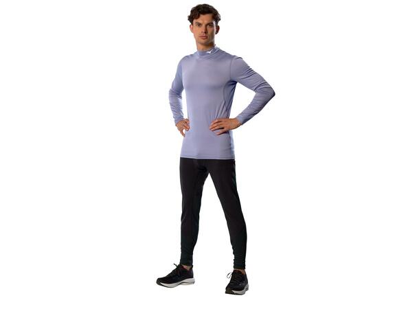 Mid Weight High Neck Blågrå L 