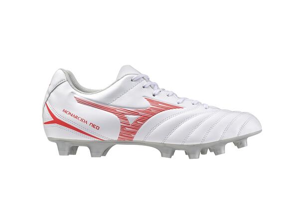 Monarcida Neo III Select Hvit/Rød 12 Fotballsko til naturgress 