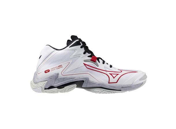 Wave Lightning Z8 MID Hvit/Rød 12 Mid-cut til herre 