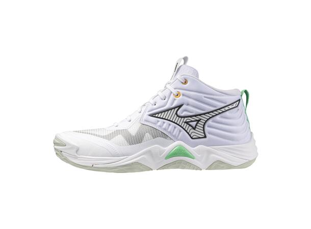 Wave Momentum Elite Mid Hvit/Sort 11,5 Indendørssko, mid-cut 