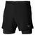ER 5.5 2in1 Short Sort XL Løbeshorts med indershorts 
