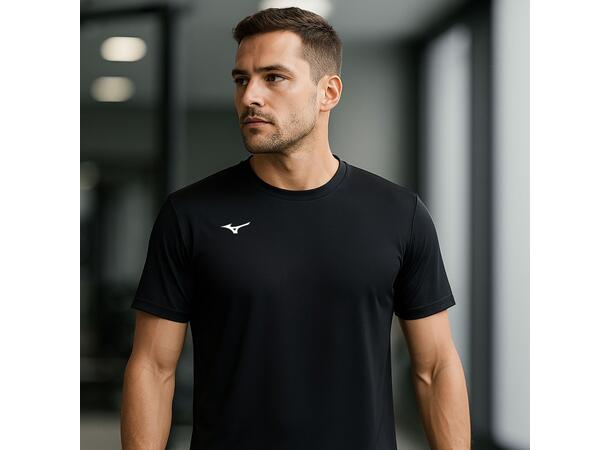 Men Core SS Tee Sort M Teknisk T-shirt til træning 