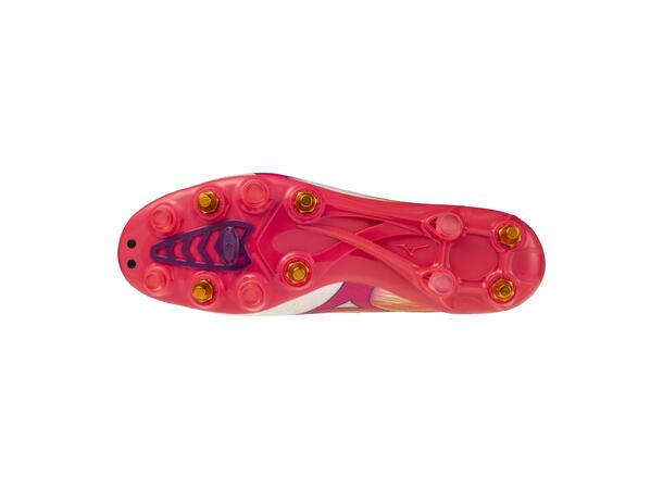 Mizuno Alpha III Elite MIX Hvit/Rosa10,5 Fodboldstøvle, naturgræs 