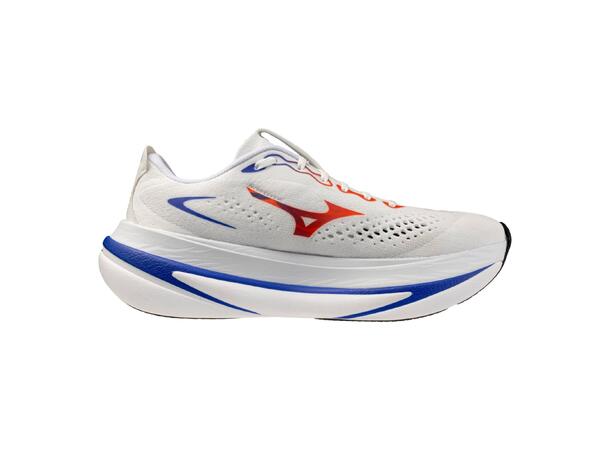 Mizuno Sky Prime Hvit/Oransje 9,5 Nyhed med maksimal støddæmpning og respo 
