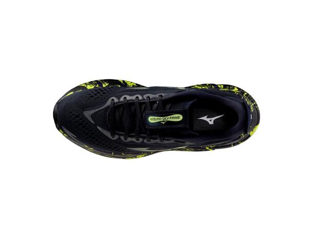 Mizuno Sky Prime Sort/Grønn 9,5 Nyhed med maksimal støddæmpning og respo 