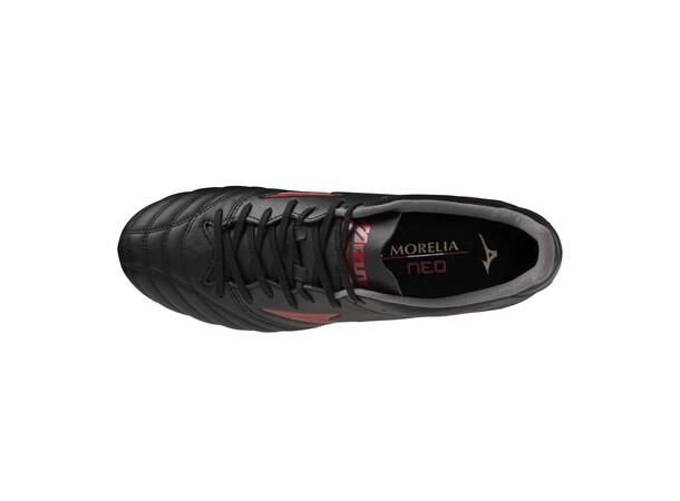 Morelia Neo IV Pro Sort/Rød 7,5 Premium fodboldsko 