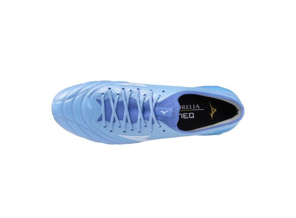 Morelia Neo IV ß Elite Blå/Hvid 9,5 Topmodel til græs 