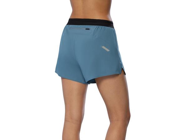 Tech Light Split 3.5 short W Isblå M Premium løpeshorts til dame 