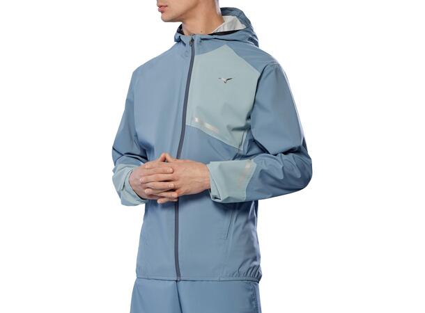 Waterproof 20K ER Jacket Skyggeblå XXL Vanntett løpejakke herre 