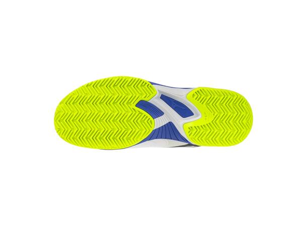 Wave Exceed Court CC Hvit/Blå 10 Sko til tennis og padel, unisex 