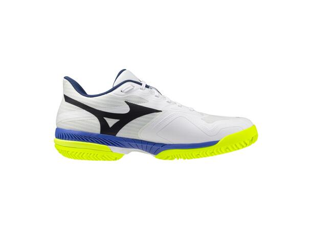 Wave Exceed Court CC Hvit/Blå 10 Sko til tennis og padel, unisex 