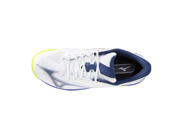 Wave Exceed Court CC Hvit/Blå 10 Sko til tennis og padel, unisex 