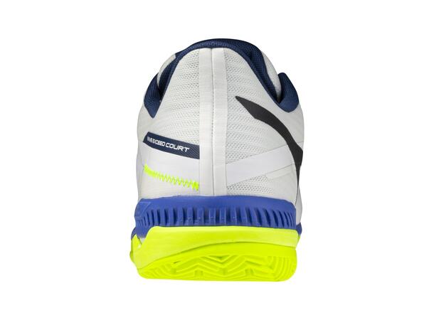 Wave Exceed Court CC Hvit/Blå 10 Sko til tennis og padel, unisex 