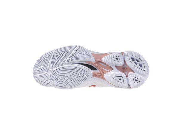 Wave Lightning Pro W Hvit/Rosa 4,5 Let og responsiv indendørssko 