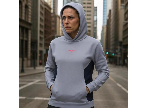 Athletics Hoodie W Blå M Hettegenser til fritid 