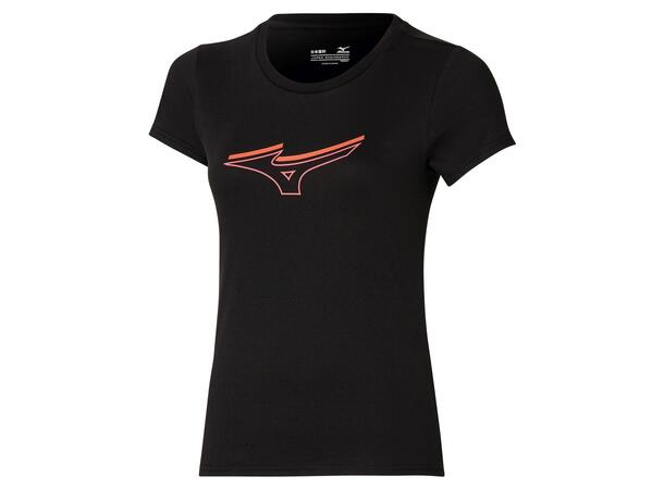 Athletics RB Tee W Sort M T-shirt til fritid, dame 