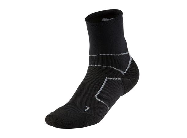 ER Trail Sock Sort/Grå XL Løpestrømper for terreng 