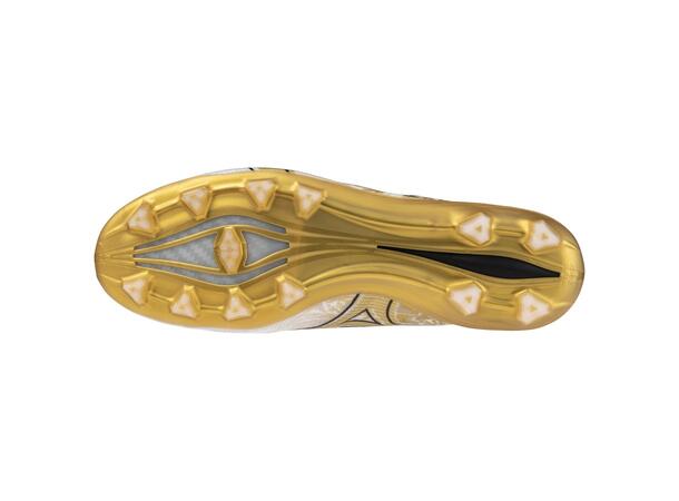 Mizuno a Elite Hvit/Gull 10 Maksimal fart på græs og kunstgræs 