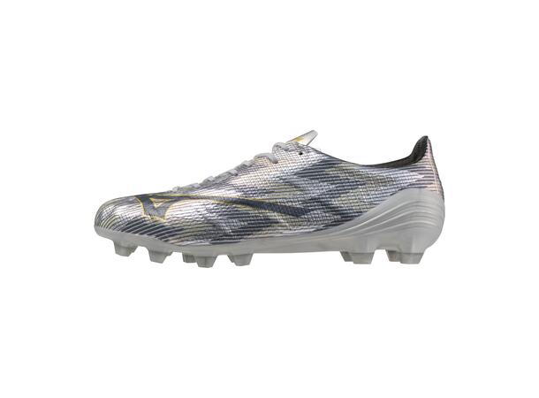 Mizuno a II Pro Sølv/Gull 9,5 Fotballsko til naturgress 