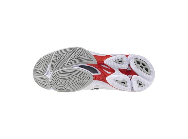 Wave Lightning Pro Hvit/Sort 9 Let og responsiv indendørssko 