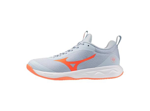 Wave Luminous Pro W Lysblå/Oransje 4,5 Indendørssko til dame 