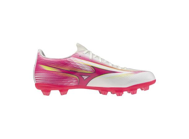 Mizuno Alpha III Select Hvit/Rosa 8 Fodboldstøvle til naturgræs 